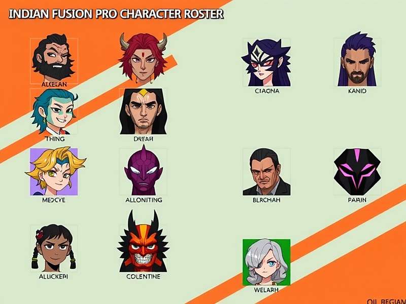Indian Fusion Pro Character Roster